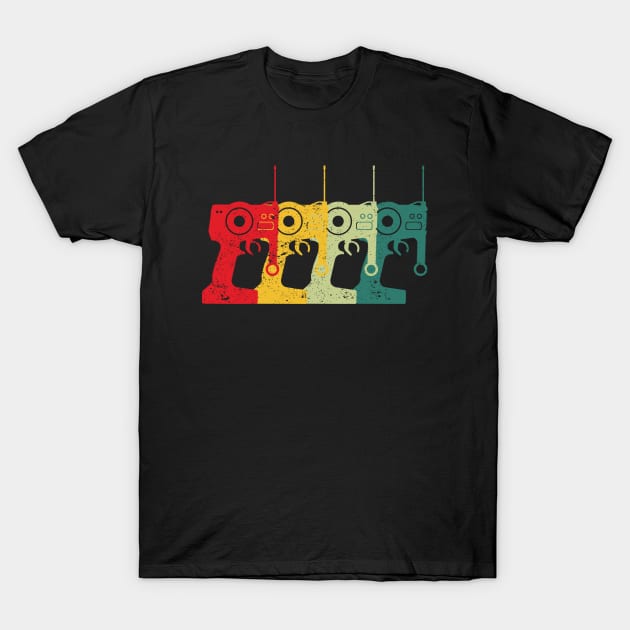 Remote Controller Retro RC Car T-Shirt by Wakzs3Arts